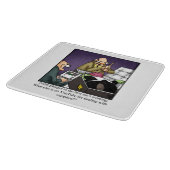 Funny Halloween Cutting Board Geschenk Schneidebrett (Ecke)