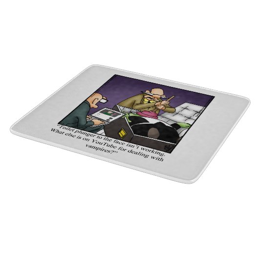 Funny Halloween Cutting Board Geschenk Schneidebrett (Ecke)