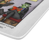 Funny Halloween Cutting Board Geschenk Schneidebrett (Ecke)