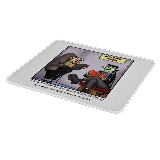 Funny Halloween Cutting Board Geschenk Schneidebrett (Ecke)