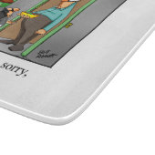 Funny Halloween Cutting Board Geschenk Schneidebrett (Ecke)