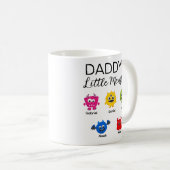 Funny Halloween Daddy's Little Monster Kaffeetasse (VorderseiteRechts)