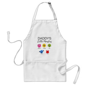 Funny Halloween Daddy's Little Monster Schürze
