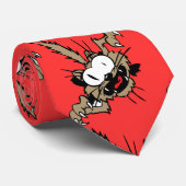 Funny Halloween Dämonenkatze Cartoon Krawatte (Gerollt)