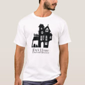 Funny Halloween Dark House Dead and Breakfast T-Shirt (Vorderseite)