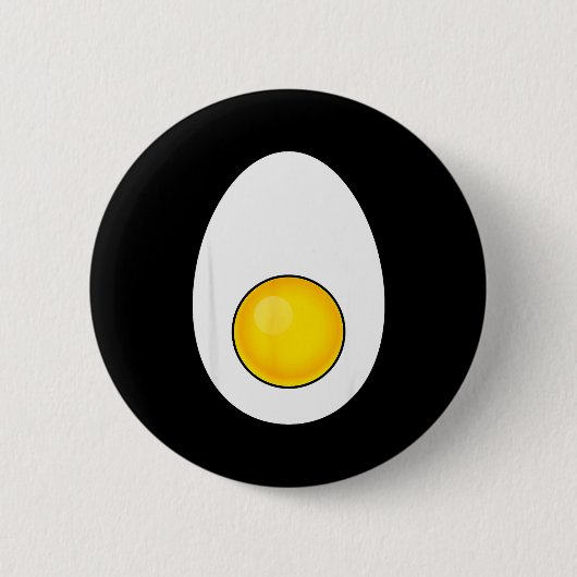 Funny Halloween Deviled Egg Costume Men Women Fun  Button (Vorderseite)