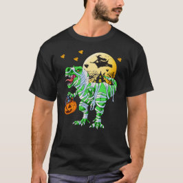 Funny Halloween Dinosaur Dino T Rex Spooky T-Shirt
