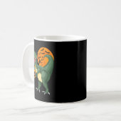 Funny Halloween Dinosaur Pumpkin Y T Rex Boys Kids Kaffeetasse (Vorderseite Links)