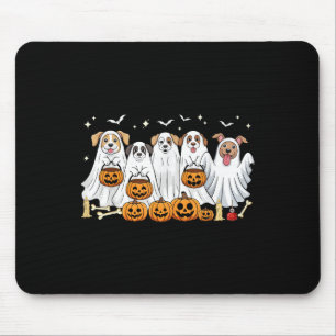 Funny Halloween Dog Ghost Kostüm Dog Lover Men Wo Mousepad