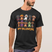 Funny Halloween Dog Lovers Dog Owners Happy Hallow T-Shirt (Vorderseite)