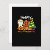 Funny Halloween Erntedank Weihnachten Happy Hallo Einladung (Vorne/Hinten)