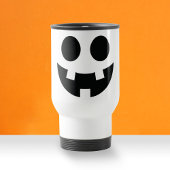 Funny Halloween Face Bumkin Smile Reisebecher