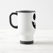 Funny Halloween Face Bumkin Smile Reisebecher (Links)