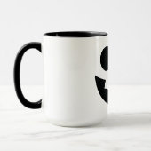 Funny Halloween Face Bumkin Smile Tasse (Links)
