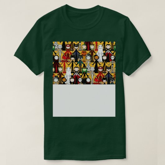 Funny Halloween Face Mask 3 T-Shirt (Design vorne)