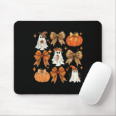 Funny Halloween Fall Coquette Bow Pumpkin Niedlich Mousepad (Mit Mouse)