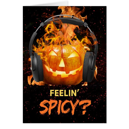 Funny Halloween Feelin’ scharfer Jack o'Lantern (Vorne)
