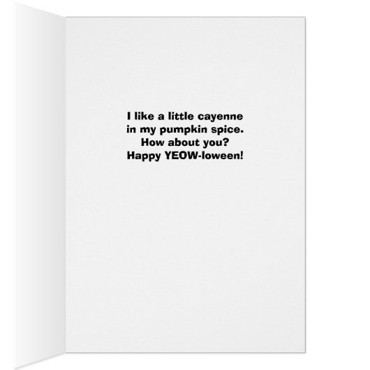 Funny Halloween Feelin’ scharfer Jack o'Lantern (Innen (Rechts))