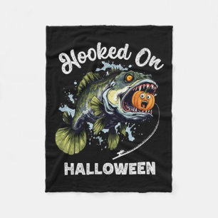 Funny Halloween Fishing Boys Mens Zombie B Fish Pu Fleecedecke