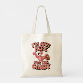 Funny Halloween Flamingo Trick oder Treat Candy Tragetasche (Rückseite)