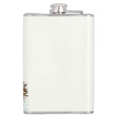Funny Halloween Flask Hexenkürbis Flying Flachmann (Rückseite)