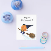 Funny Halloween Flyer Hexenkürbis (Einzeln)