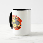 Funny Halloween FLYING MONKEYS Sprichwort Tasse (Vorderseite Links)