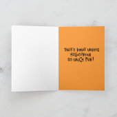 Funny Halloween Fright Karte (Innenseite)