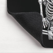 Funny Halloween Geschenke Skeleton fand ich diesen Mousepad (Ecke)