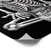 Funny Halloween Geschenke Skeleton fand ich diesen Poster (Ecke)