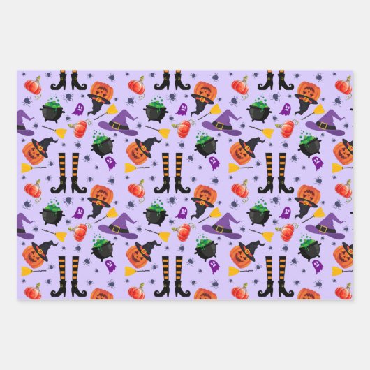 Funny Halloween Geschenkpapier Set (Vorderseite 2)