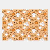 Funny Halloween Geschenkpapier Set (Vorderseite)