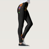 Funny Halloween Gesichtsghost Pumpkin Balloon Part Leggings (Rechts)