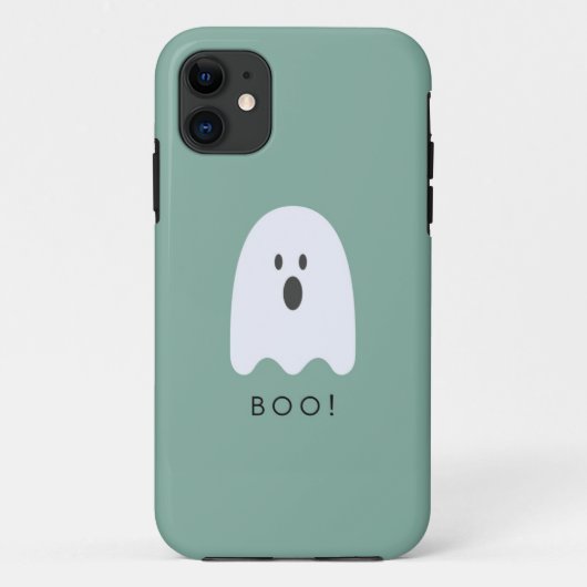 Funny Halloween Ghost Boo Case-Mate iPhone Hülle (Rückseite)