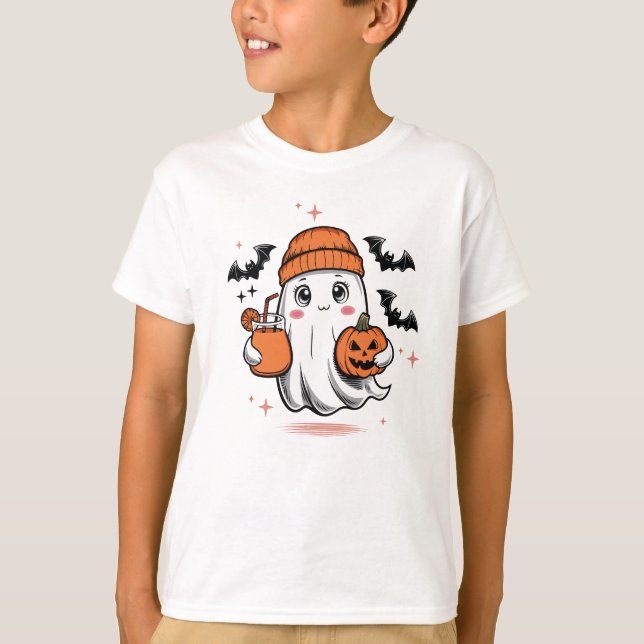 Funny Halloween Ghost Boo Jee Geist Halloween T-Shirt (Vorderseite)
