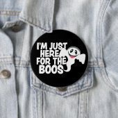 Funny Halloween Ghost Boos Pun Button (Beispiel)