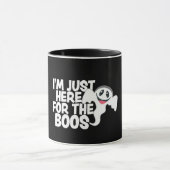 Funny Halloween Ghost Boos Pun Tasse (Zentrum)