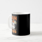 Funny Halloween Ghost Bruh Candy Ghost Costume Men Kaffeetasse (Vorderseite Links)