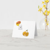 Funny Halloween Ghost Card Karte (Gelbe Blume)