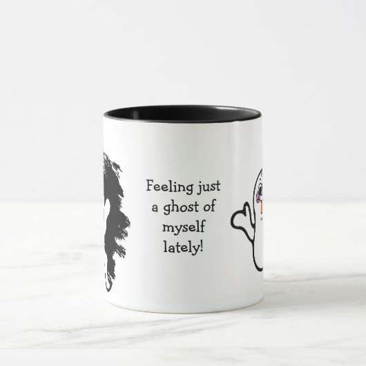Funny Halloween Ghost der eigenen Tasse (Zentrum)