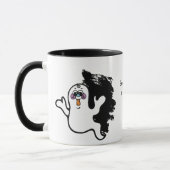 Funny Halloween Ghost der eigenen Tasse (Links)