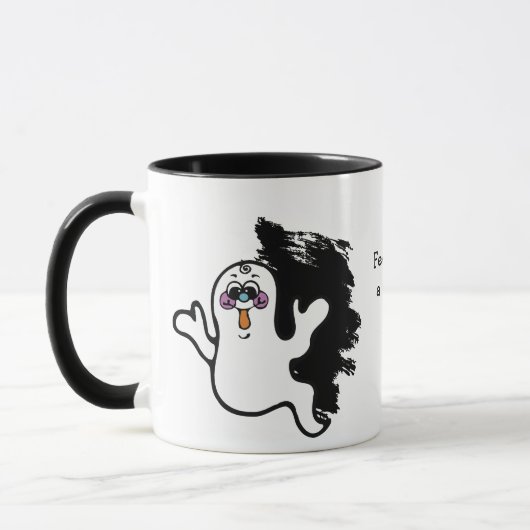 Funny Halloween Ghost der eigenen Tasse (Links)