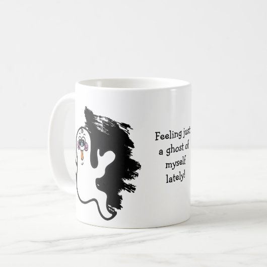 Funny Halloween Ghost der eigenen Tasse (Vorderseite Links)
