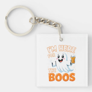 Funny Halloween Ghost Design - "I'm Here for the B Schlüsselanhänger
