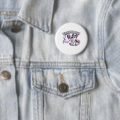Funny Halloween Ghost Husky Dog Boop Albern Puppy Button (Beispiel)