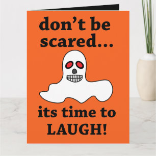 Funny Halloween Ghost Karte