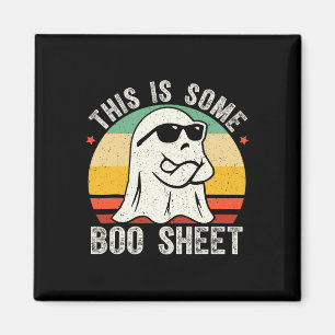 Funny Halloween Ghost Kostüm Vintag Mens Frauen Magnet