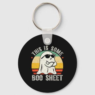 Funny Halloween Ghost Kostüm Vintag Mens Frauen Schlüsselanhänger