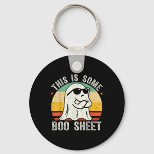 Funny Halloween Ghost Kostüm Vintag Mens Frauen Schlüsselanhänger