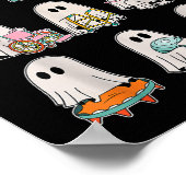 Funny Halloween Ghost Physical Therapy Pt Physical Poster (Ecke)